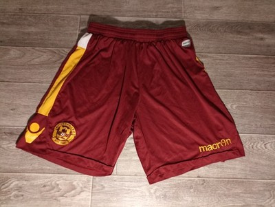 Motherwell FC Scotland macron football soccer sports men's shorts jersey size M