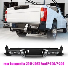 For 2017-2025 Ford F-250 F-350 Super Duty Off-Road Steel Rear Bumper Replacement