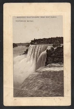 Victorian Trade Card - Jersey Coffee - Niagara Falls From Goat Island - 1900+