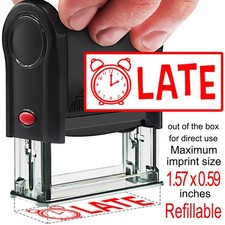 Self Inking Teacher Stamps For Grading School Classroom Supply Late Stamper