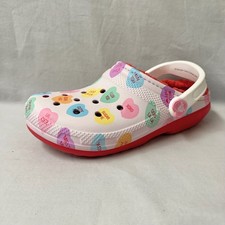 Crocs Classic Lined Clog Sweethearts Candy Hearts Women US Size 7 Men's 5 NWT