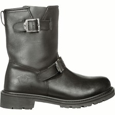 Highway 21 Primary Engineer Mens Low Leather Boots Black