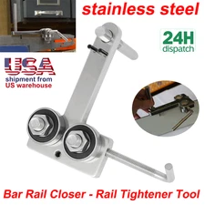 Stainless Steel Chainsaw Guide Bar Rail Closer Tightening Repair Tool Adjustable