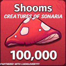 Creatures Of Sonaria - 100K Mushrooms, Cheapest On Market Instant Delivery 