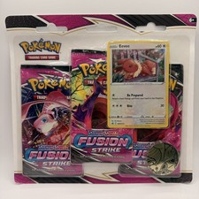 Sword & Shield - Fusion Strike - 3 Pack Booster Blister - Eevee - Pokemon TCG