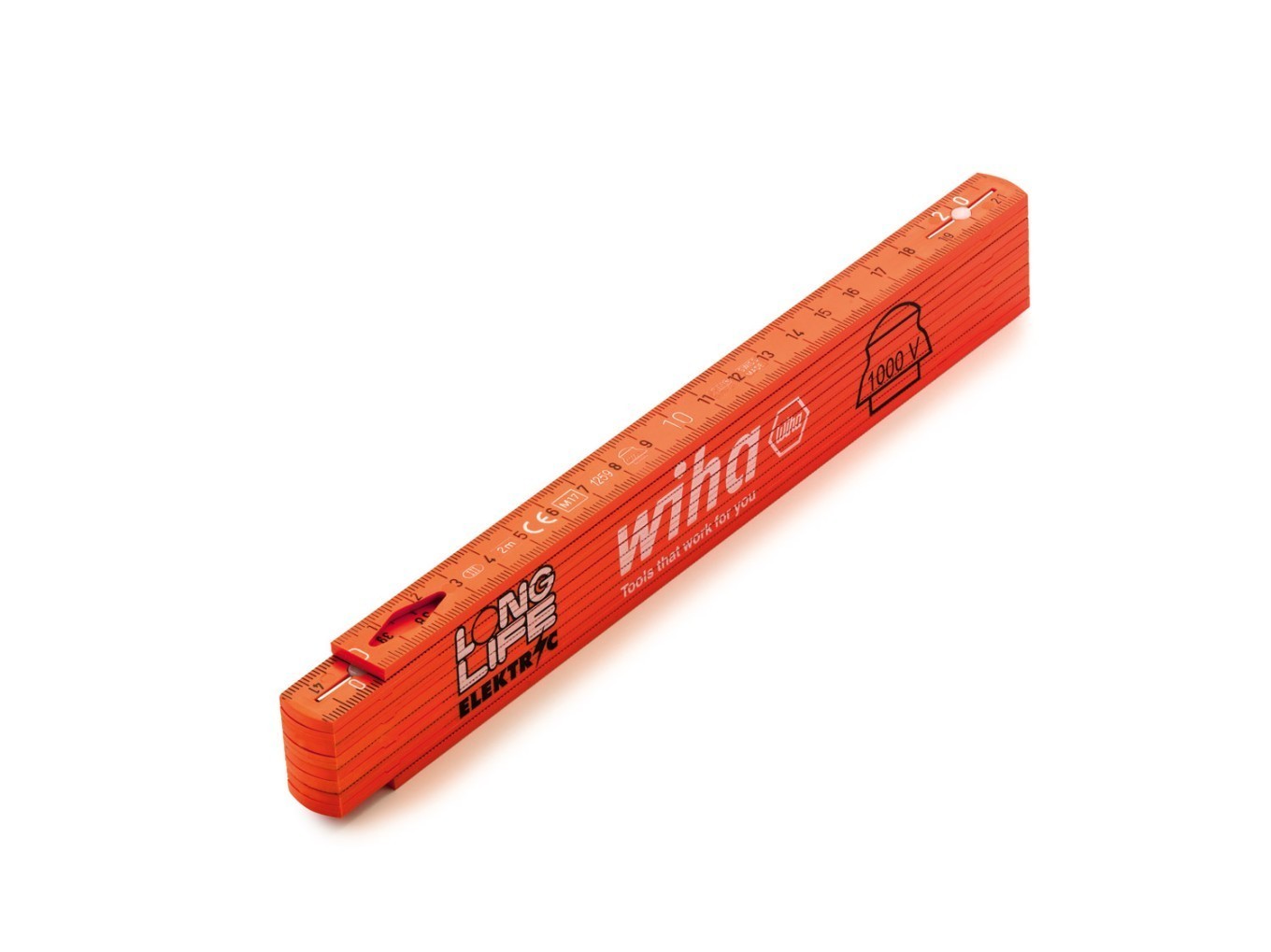 Folding Dimension for Electricians Longlife Electric 2m 42068