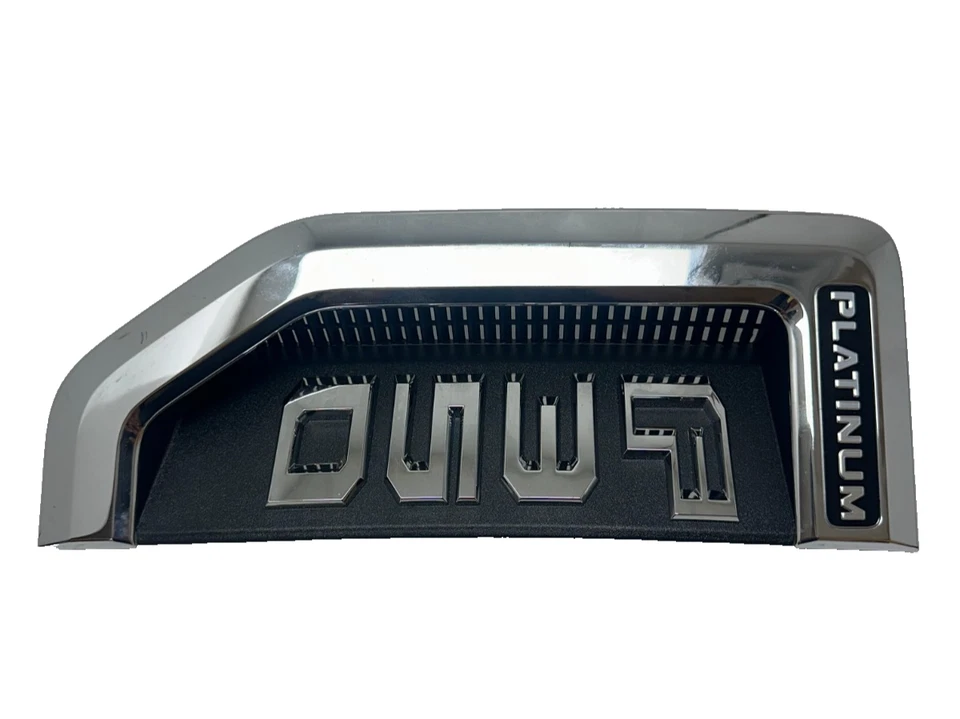 Ford F350 Super Duty Platinum 2017-2022 fabricante de equipos originales emblema lado del conductor LH Foto 2 de 4