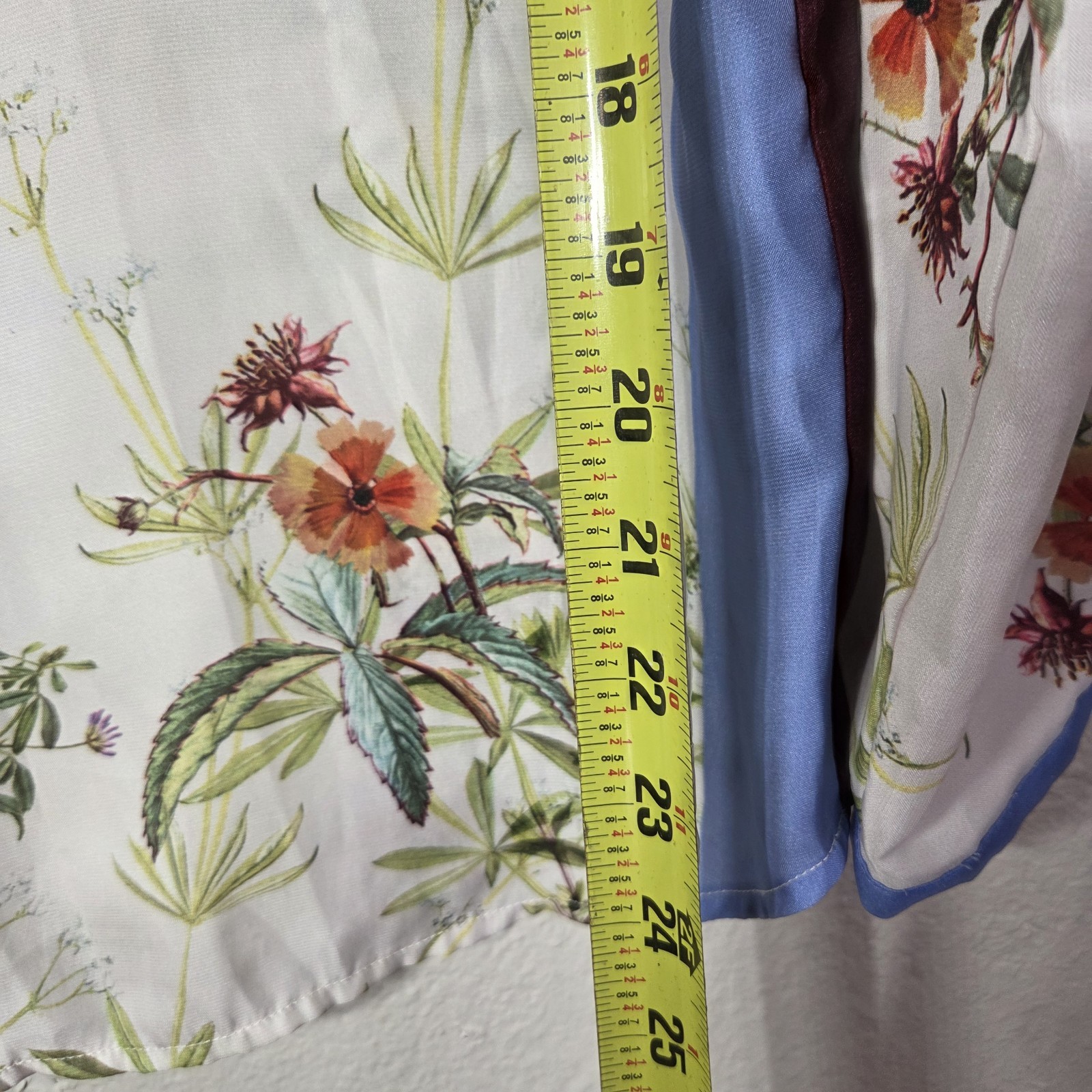 ZARA Basic White Floral Button Front Blouse Top S… - image 19