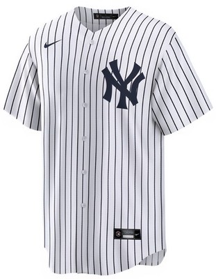 Nike New York Yankees Home Replica Pinstripe Blank Baseball Jersey