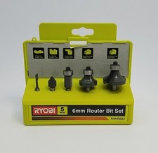 Ryobi RAKRBS5 6mm Router Cutters (5 piece)