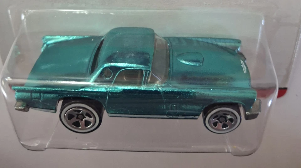 LOTE [4] HOT WHEELS SERIE 2 CLASSICS 57 THUNDERBIRD 2006; 4/7 COLORES CONOCIDOS Foto 3 de 4