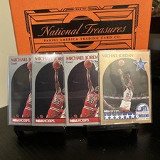 Lot of 4 - 1990-91 NBA Hoops Michael Jordan (3)#65  (1)1 #5