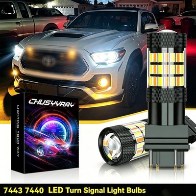 Switchback LED DRL Turn Signal Lights Bulbs Kit For 1997-2004 Chevy Corvette C5