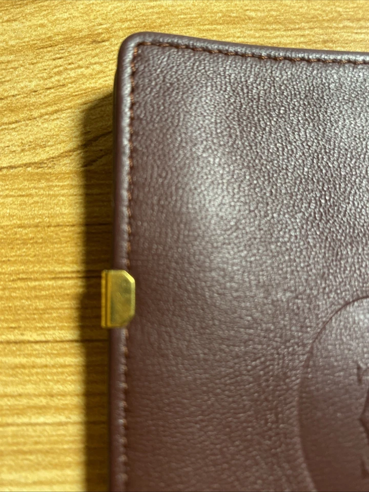 Cartier Sunglasses Case Pouch Bordeaux Burgundy Soft Leather Eyeglasses Empty - Image 4 of 4