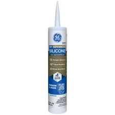 Advanced Silicone 2 Caulk 10.1 Oz Window and Door Sealant Clear