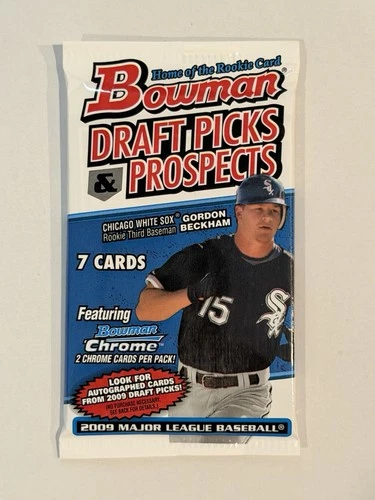 2009 BOWMAN DRAFT BASEBALL RETAIL 7 CARD PACK. MIKE TROUT. ZACH WHEELER
