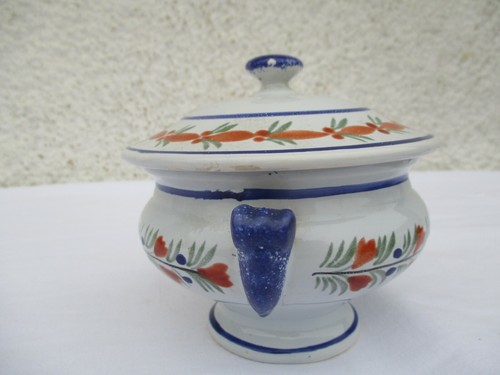 Henriot Quimper Pot couvert vintage - Bild 4 von 12