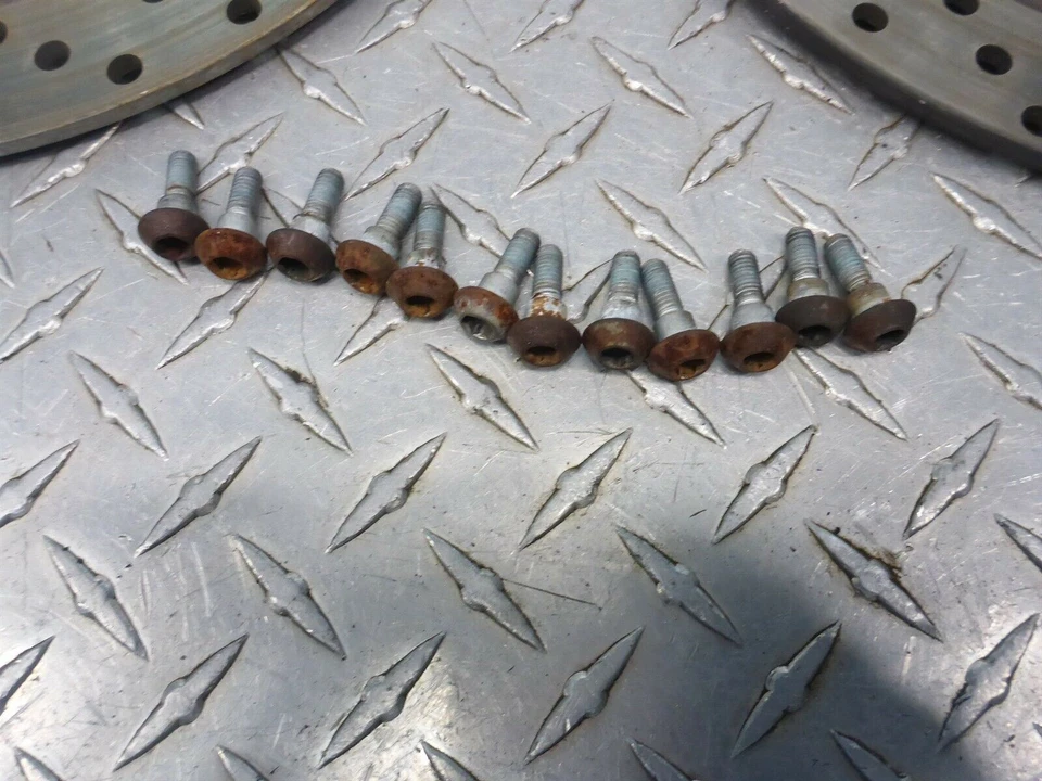 02 Juego de pernos de rotor de disco de freno delantero Yamaha Fazer 1000 FZ1 FZS Foto 3 de 4