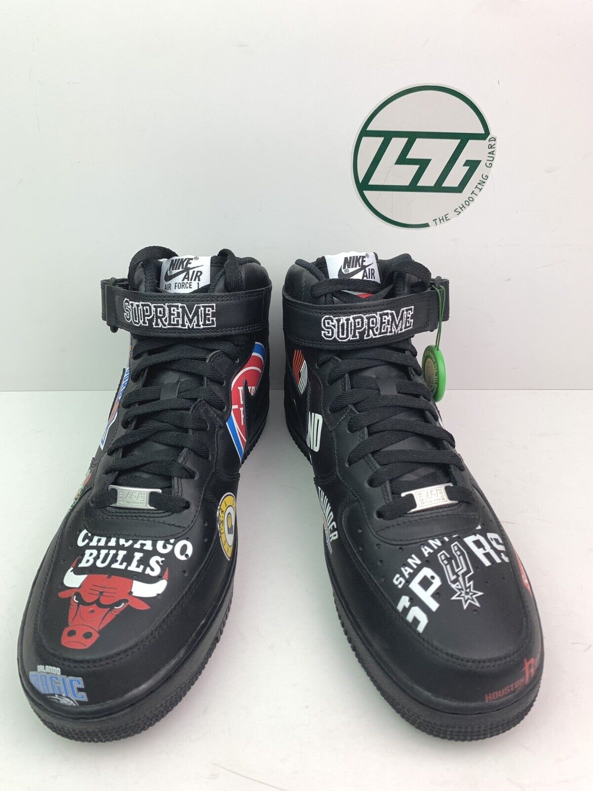 Nike Air Force 1 Mid &#039;07 / NBA Teams Black Size 11 DS SS18 AQ8017 001 | eBay