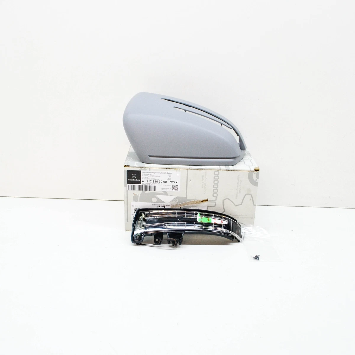 MB E W212 Front Right Door Mirror Turn Indicator W Cover Set 