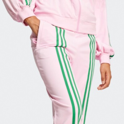 Adidas 70s Velour Track Pants Womens - Pink / JN8289