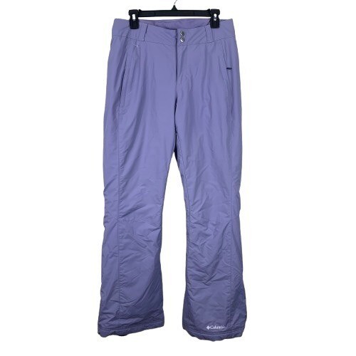 Columbia Women’s Waterproof Snow Pants with Gaiter - Lilac, Size Medium  