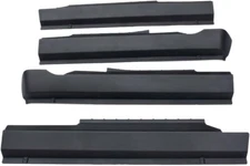 Black Trail Armor Rocker Panel, Compatible with 2009-2018 Dodge Ram 1500 - Only
