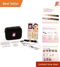 All-in-One Electrolysis Hair Removal Device with Conductive Gel & Portable Case
