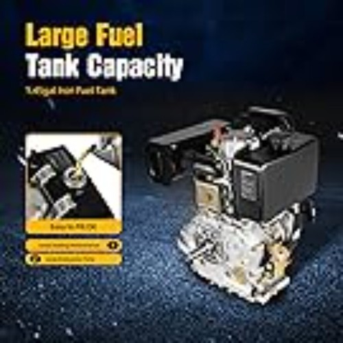 4-Stroke 10HP Industrial Diesel Engine 418CC 186FA Air Cooling Single-Cylinder - Picture 11 of 18