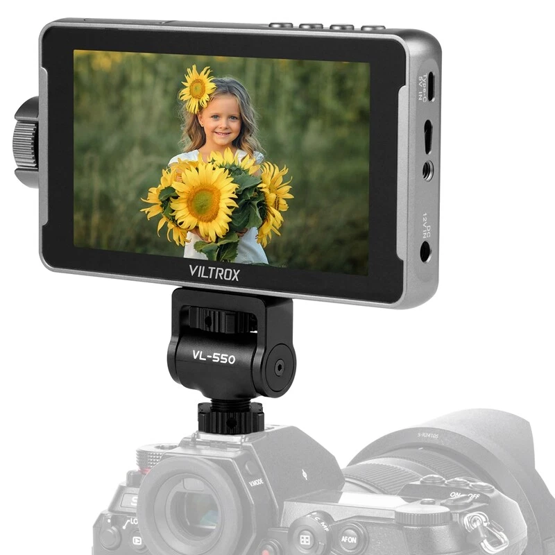 VILTROX DC-550 Pro Kamera Field Monitor 1200Nit 5.5 Zoll 4K HDMI Camera Monitor - Bild 4 von 4