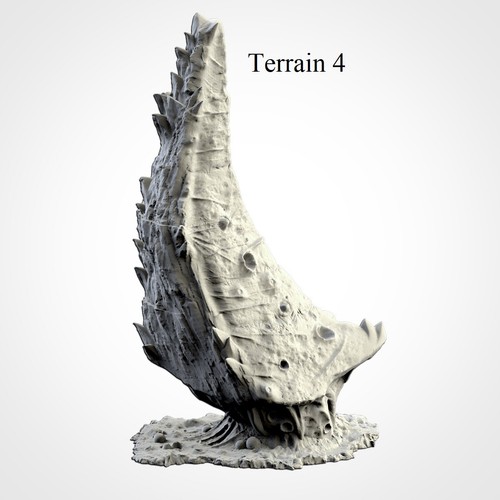 Alien Terrain set 2, 3d printed terrain for sci-fi Grimdark wargames - Picture 6 of 9