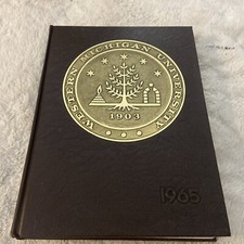 Western Michigan University 1965 Yearbook Brown And Gold