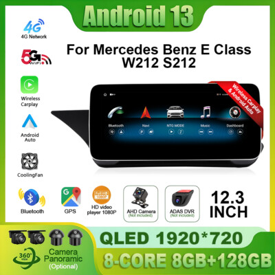 12,3'' 8 Kern Carplay AutoRadio Auto GPS Navi Mercedes Benz E Klasse W212 S212