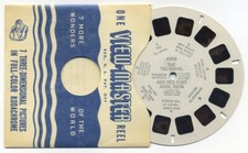 The TAJ MAHAL and Red Fort Agra India 1949 Sawyer's View-Master Reel 4300