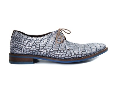 Floris Van Bommel Snake Skin Printed Derby Shoes | eBay display picture 3
