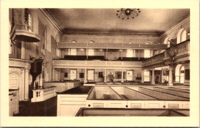 Postcard Interior View Old South Meeting House Boston Massachusetts MA      R368