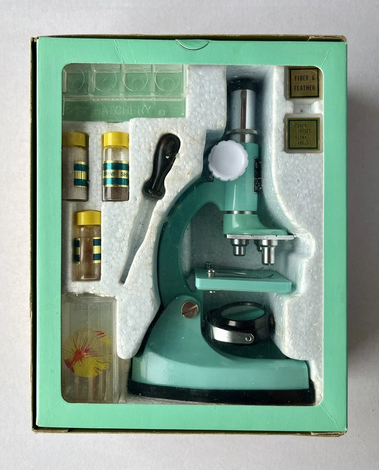Power Microscope Kit, Tasco 450X, Science, Toy, Discovery Workshop, Vintage 1988 - Image 2 of 4