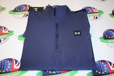 under armour drive pro storm hybrid 1/2 zip jacket navy uk size medium