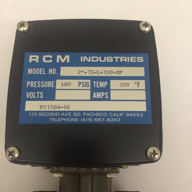 GPM Gauge 180 PSIG Mod 2"72L150DF Flow Gauge RCM Industries California 200 F eBay