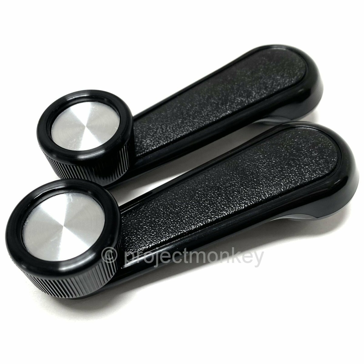 OEM Toyota 69260-12010-01 Window Regulator Crank Handle Black Pair
