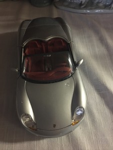 maisto porsche boxster 1 18 silver