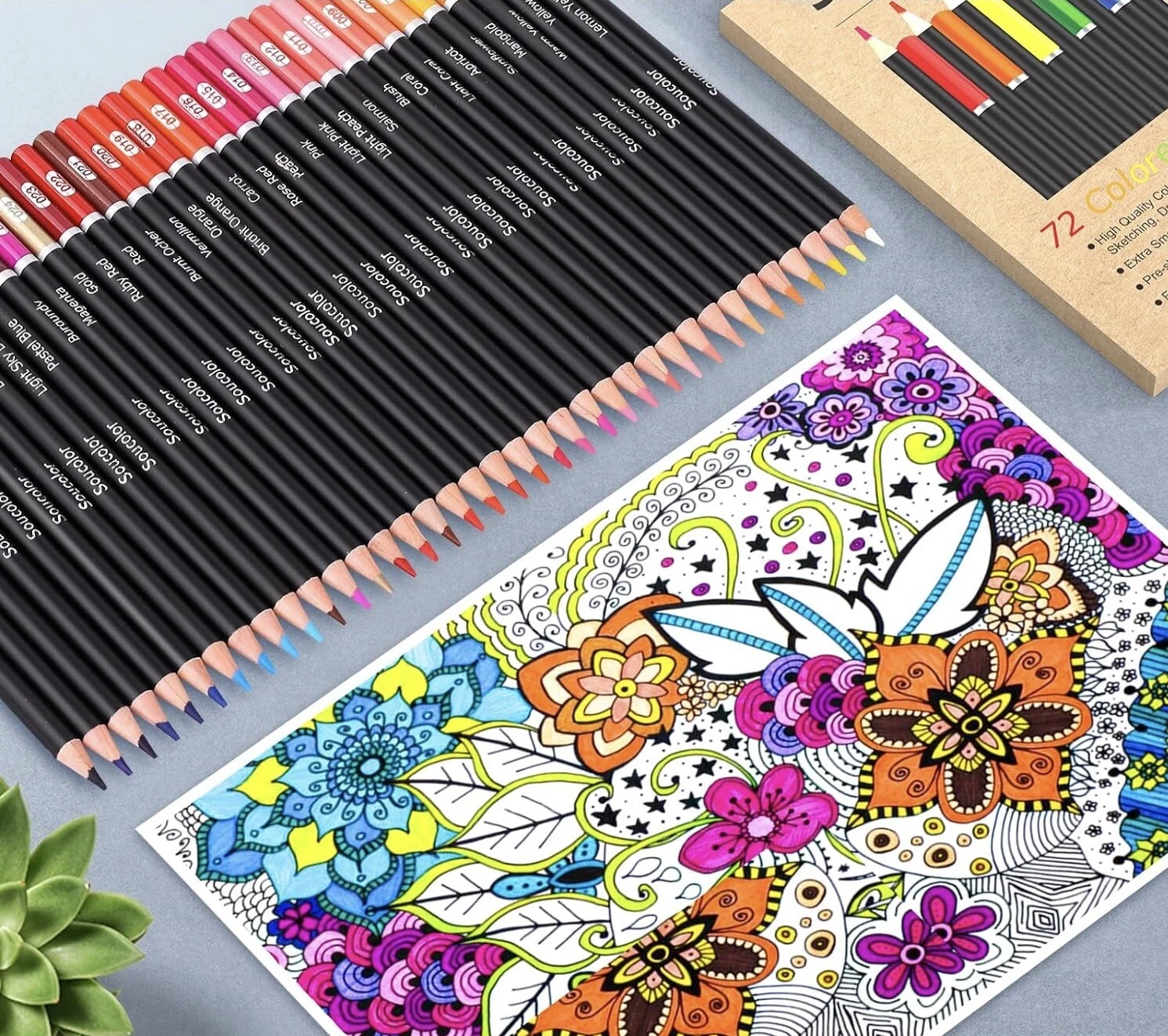 72 Color Art Set