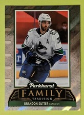 2021-22 Upper Deck Parkhurst Hockey Family Tradition Brandon Sutter #FT-2