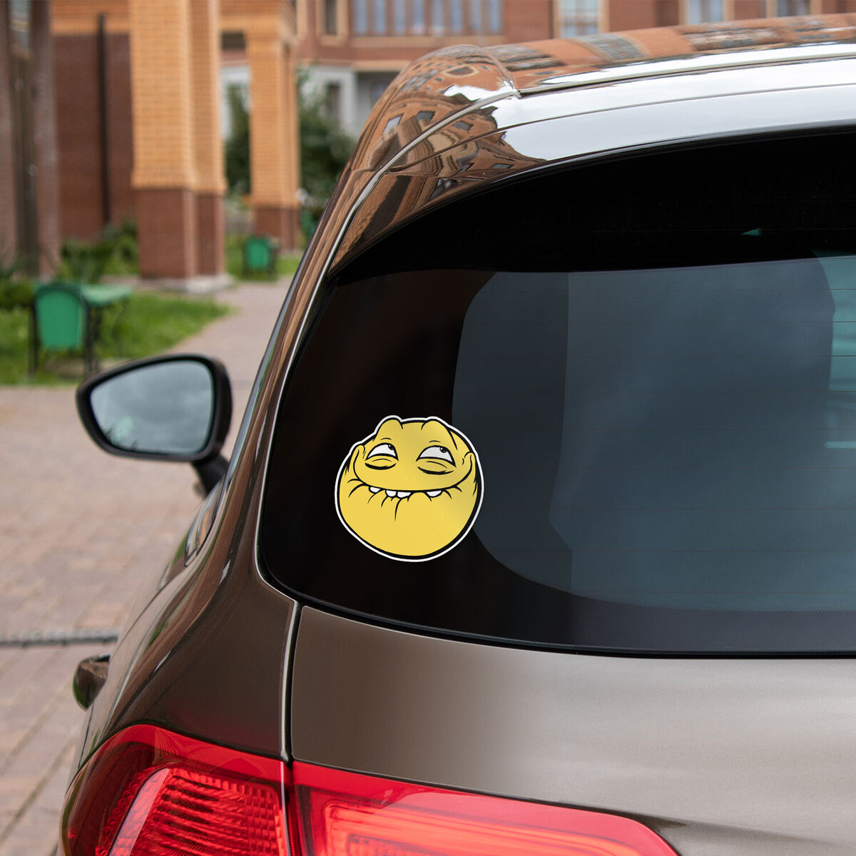 Internet Troll Face Trollface Trolling Car Bumper Vinyl Sticker Decal 5X4