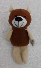 Kellytoy Puppy Dog Stuffed Animal Brown Beige Plush Cloth Toy Collectibles Gift