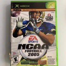 NCAA Football 2005 / Top Spin Xbox Video Game w/ Manual
