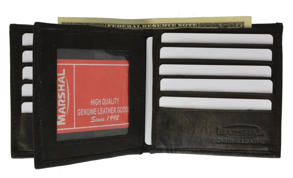 Men s Wallet with 16 Credit Card Slots Genuine Leather Special Sale
