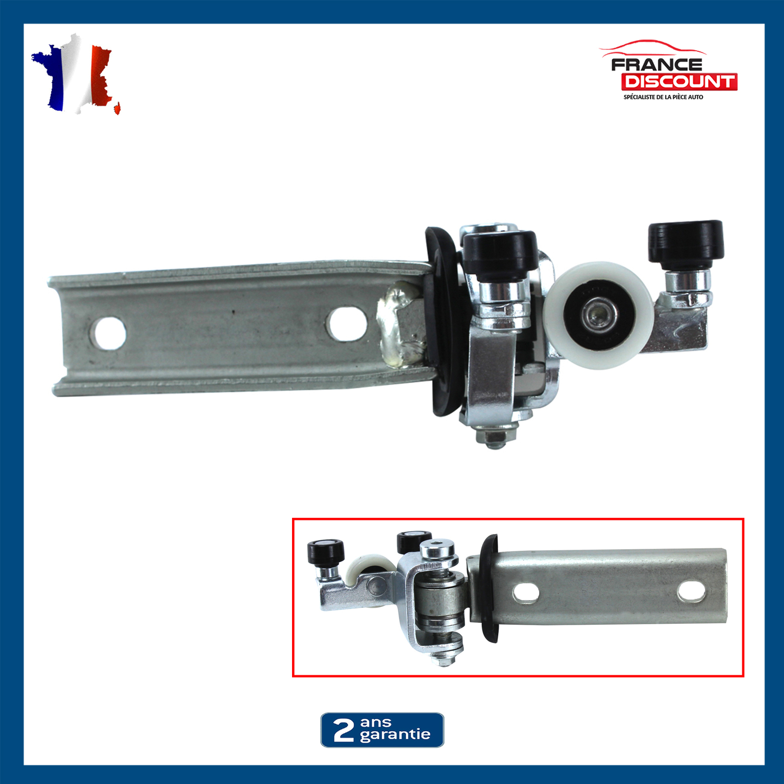 Rouleau central porte droite Iveco Daily 2006 galet de guidage pour camionnette coulissante