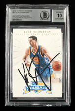 Klay Thompson Signed 2012-13 Panini Crusade #97 - Autograph Graded Beckett 10 -