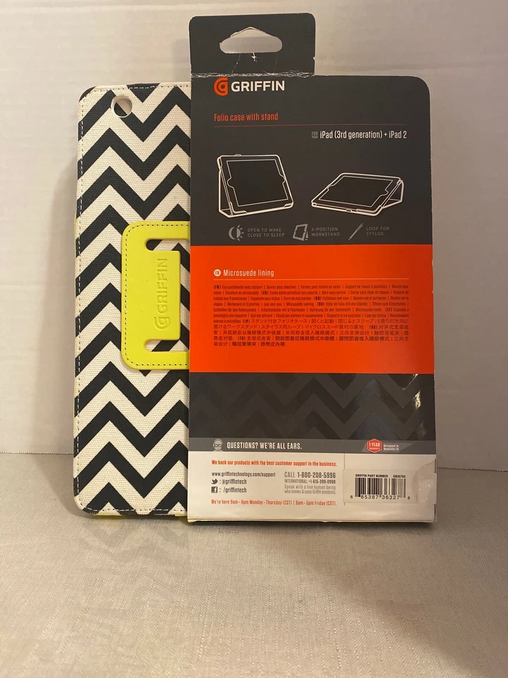 Griffin Zig Zag Folio Case For I Pad 2|3|4 Gen - Image 2 of 3